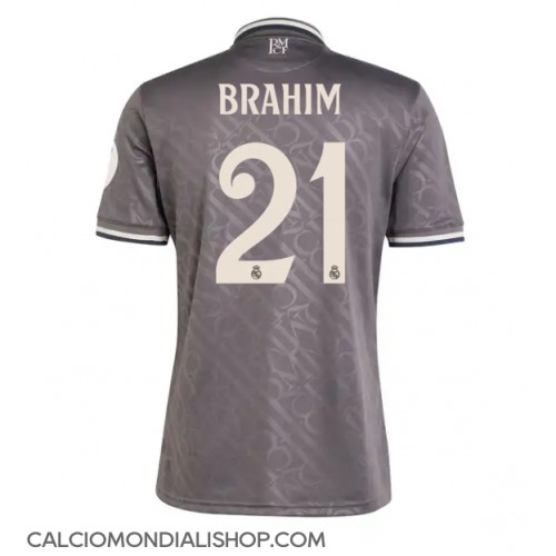 Maglie da calcio Real Madrid Brahim Diaz #21 Terza Maglia 2024-25 Manica Corta